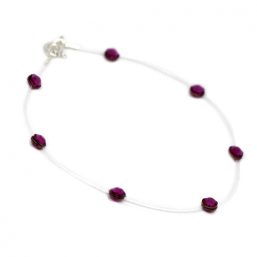 AR.017.FUCHSIA Ag925 kinitro κίνητρο εξαρτήματα κοσμημάτων ασημένια εξαρτήματα κοσμημάτων λιανική βραχιόλι Swarovski βραχιόλι Swarovski βραχιολι βραχιολακι βραχιολάκι με κρυσταλλα κρυσταλλακια κρύσταλλα κρυσταλλάκια Swarovski