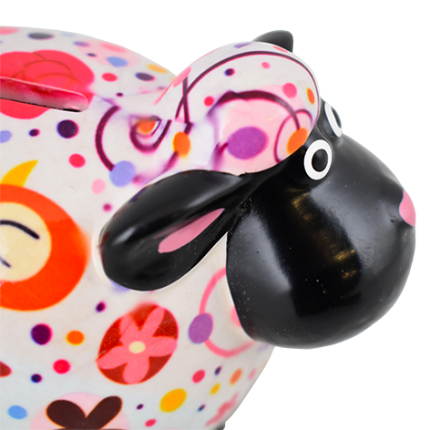 148-00479_F_2 Κεραμικός κουμπαράς κεραμικος κουμπαρας pomme pidou money box πρόβατο προβατο
