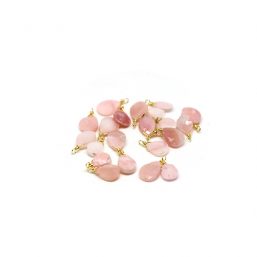 SP.MOTIF02.PINKOPAL.G kinitro κίνητρο εξαρτήματα κοσμημάτων ασημένια υλικά για κοσμήματα χονδρική ιανική ημιπολύτιμες ημιπολύτιμη μοτίφ κρεμαστό με πολύτιμες μοτιφ κρεμαστο με πολυτιμες
