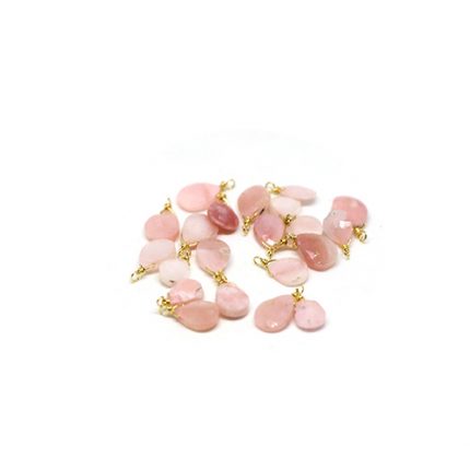 SP.MOTIF02.PINKOPAL.G kinitro κίνητρο εξαρτήματα κοσμημάτων ασημένια υλικά για κοσμήματα χονδρική ιανική ημιπολύτιμες ημιπολύτιμη μοτίφ κρεμαστό με πολύτιμες μοτιφ κρεμαστο με πολυτιμες