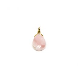SP.MOTIF02.PINKOPAL.G kinitro κίνητρο εξαρτήματα κοσμημάτων ασημένια υλικά για κοσμήματα χονδρική ιανική ημιπολύτιμες ημιπολύτιμη μοτίφ κρεμαστό με πολύτιμες μοτιφ κρεμαστο με πολυτιμες