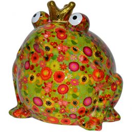 148-00110B-k Κεραμικός διακοσμητικός διακοσμητικος κουμπαράς βάτραχος βατραχος κεραμικος κουμπαρας pomme pidou