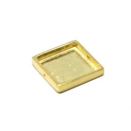 KO.169.G kinitro κίνητρο εξαρτήματα κοσμημάτων ασημένια εξαρτήματα κοσμημάτων χονδρική λιανική διακοσμητικά στοιχεία μοτίφ γεωμετρικά τετράγωνο τετραγωνο