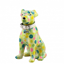 148-00311_I_1 διακοσμητικός διακοσμητικος Κεραμικός κουμπαράς κεραμικος κουμπαρας pomme pidou money box σκύλος σκυλος σκυλάκι σκυλακι