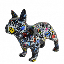 148-00503A Κεραμικός διακοσμητικός διακοσμητικος κουμπαράς κεραμικος κουμπαρας pomme pidou γαλλικό bulldog γαλλικο