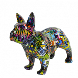 148-00503B Κεραμικός διακοσμητικός διακοσμητικος κουμπαράς κεραμικος κουμπαρας pomme pidou γαλλικό bulldog γαλλικο