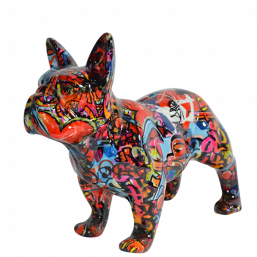 148-00503C Κεραμικός διακοσμητικός διακοσμητικος κουμπαράς κεραμικος κουμπαρας pomme pidou γαλλικό bulldog γαλλικο