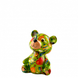 148-00629F διακοσμητικός διακοσμητικος Κεραμικός κουμπαράς κεραμικος κουμπαρας pomme pidou money box αρκουδάκι αρκουδακι