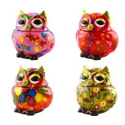 148-00691 βαζάκι βαζακι διακοσμητικός διακοσμητικος Κεραμικός κεραμικος pomme pidou κουκουβάγια κουκουβαγια