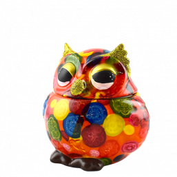 148-00691B βαζάκι βαζακι διακοσμητικός διακοσμητικος Κεραμικός κεραμικος pomme pidou κουκουβάγια κουκουβαγια