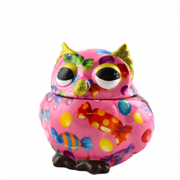 148-00691D βαζάκι βαζακι διακοσμητικός διακοσμητικος Κεραμικός κεραμικος pomme pidou κουκουβάγια κουκουβαγια