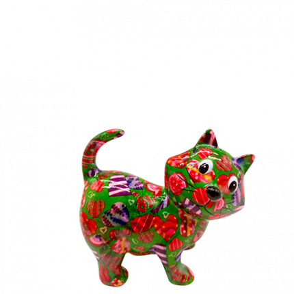 148-00759_E1 διακοσμητικός διακοσμητικος Κεραμικός κουμπαράς κεραμικος κουμπαρας pomme pidou money box γατούλα γατουλα γατα γάτα