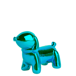 148-01275_cyan διακοσμητικός διακοσμητικος Κεραμικός κουμπαράς κεραμικος κουμπαρας pomme pidou money box σκυλάκι σκυλακι σκύλος σκυλος