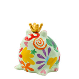 148-01247A Κεραμικός κουμπαράς βάτραχος βατραχος κεραμικος κουμπαρας απο pomme pidou