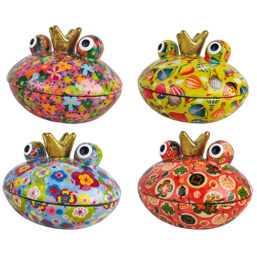 148-01282 βαζάκι βαζακι διακοσμητικός διακοσμητικος Κεραμικός κεραμικος pomme pidou βάτραχος βατραχος βατραχάκι βατραχακι μπισκοτιέρα μπισκοτιερα μπιζουτιέρα μπιζουτιερα