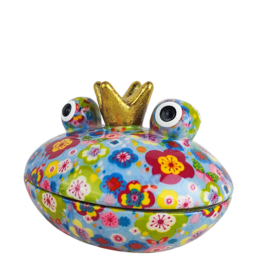 148-01282_1 βαζάκι βαζακι διακοσμητικός διακοσμητικος Κεραμικός κεραμικος pomme pidou βάτραχος βατραχος βατραχάκι βατραχακι μπισκοτιέρα μπισκοτιερα μπιζουτιέρα μπιζουτιερα