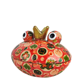 148-01282_3 βαζάκι βαζακι διακοσμητικός διακοσμητικος Κεραμικός κεραμικος pomme pidou βάτραχος βατραχος βατραχάκι βατραχακι μπισκοτιέρα μπισκοτιερα μπιζουτιέρα μπιζουτιερα