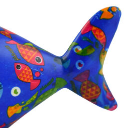 148-00756_C2 διακοσμητικός διακοσμητικος Κεραμικός κουμπαράς κεραμικος κουμπαρας pomme pidou money box καρχαρίας καρχαριας