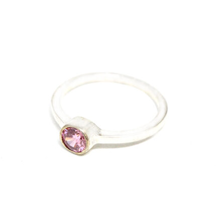 R1105.PINK Ag925 kinitro κίνητρο εξαρτήματα κοσμημάτων ασημένια υλικά για κοσμήματα χονδρική λιανική δαχτυλίδι