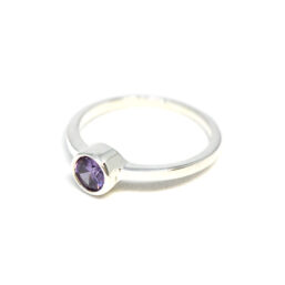 R1105.PURPLE Ag925 kinitro κίνητρο εξαρτήματα κοσμημάτων ασημένια υλικά για κοσμήματα χονδρική λιανική δαχτυλίδι
