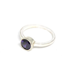 R1107.PURPLE Ag925 kinitro κίνητρο εξαρτήματα κοσμημάτων ασημένια υλικά για κοσμήματα χονδρική λιανική δαχτυλίδι