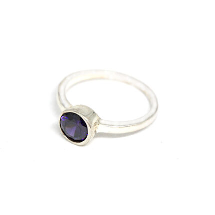 R1107.PURPLE Ag925 kinitro κίνητρο εξαρτήματα κοσμημάτων ασημένια υλικά για κοσμήματα χονδρική λιανική δαχτυλίδι