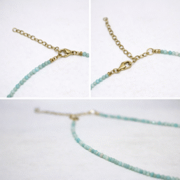 SP.KE.AMAZONITE.42+3 kinitro κίνητρο εξαρτήματα κοσμημάτων ασημένια υλικά για κοσμήματα χονδρική λιανική πολύτιμες πολύτιμη κολιέ με πολύτιμες κολιε με πολυτιμες